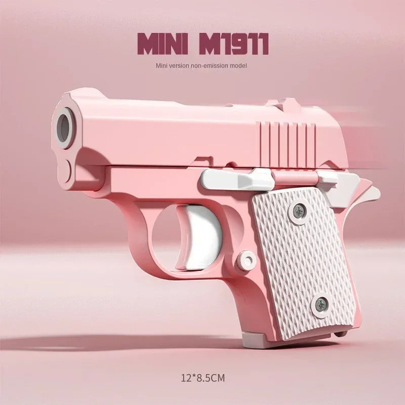 3D Mini 1911 Gravity Fidget Toy | Stress Relief Decompression Toy Gun lifestyle view