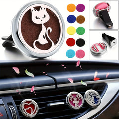 Refillable Car Air Freshener Perfume Diffuser Clip