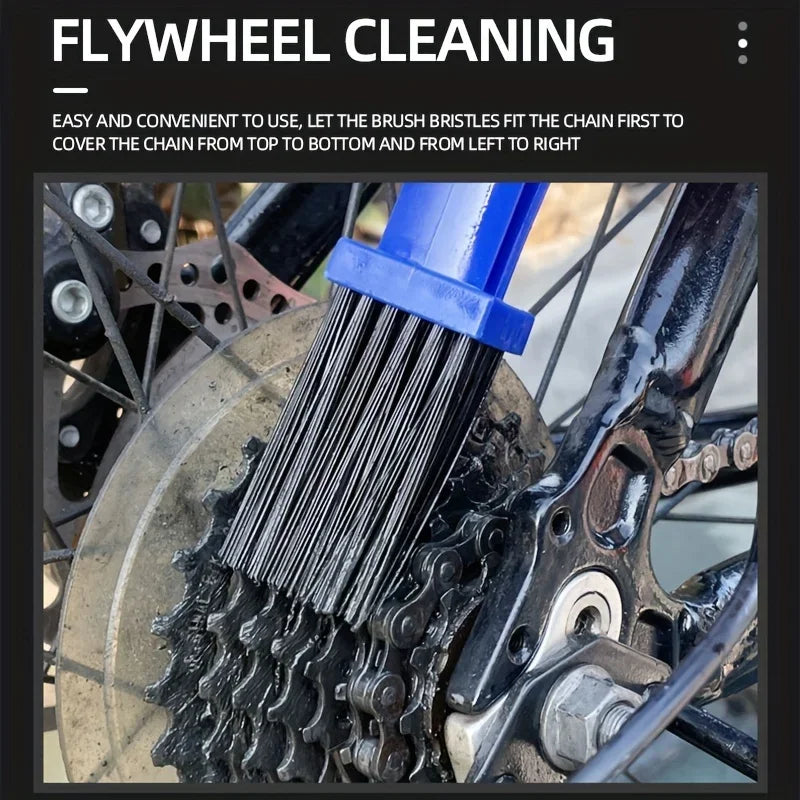 Portable Chain Cleaner Motorcycle Road Bike Chain Clean Brush Bicycle Clean Motorcycle Tools Chain Cleaner Maintenance Tool Port