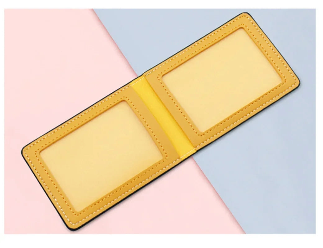 Ultra Thin Card Holder | Auto Driver License PU Wallet for Car Documents additional angle