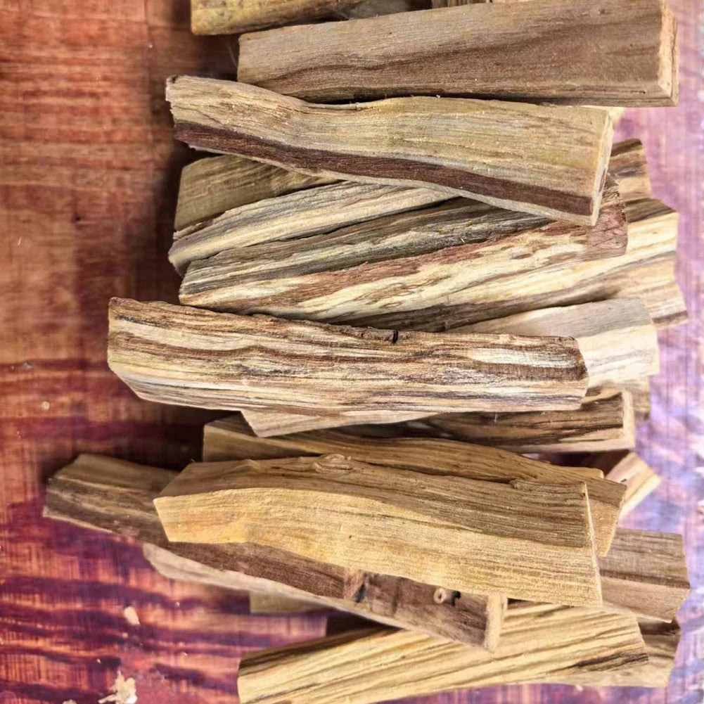 Natural Sandalwood Incense Sticks | Hand-Split Wood Strips for Meditation and Stress Rel detail view