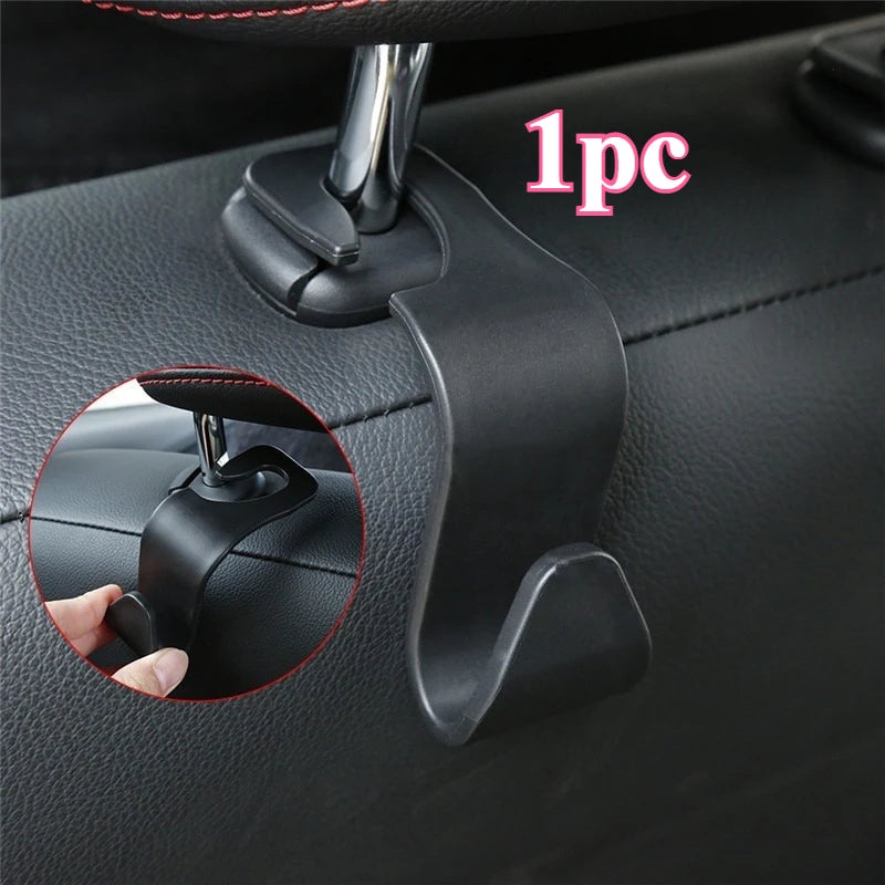 Plastic Car Headrest Hook Hanger additional angle