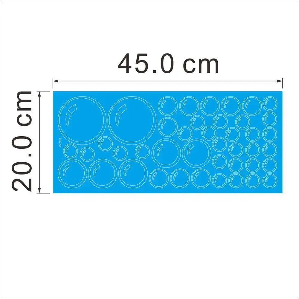 Removable Bubble Wall Stickers | Waterproof PVC Decals for Bathroom, Window & Kids Ro alternate view