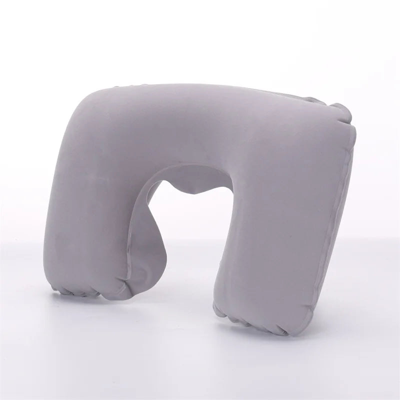 Portable Inflatable Travel Neck Pillow | U-Shape Air Cushion for Airplane alternate view
