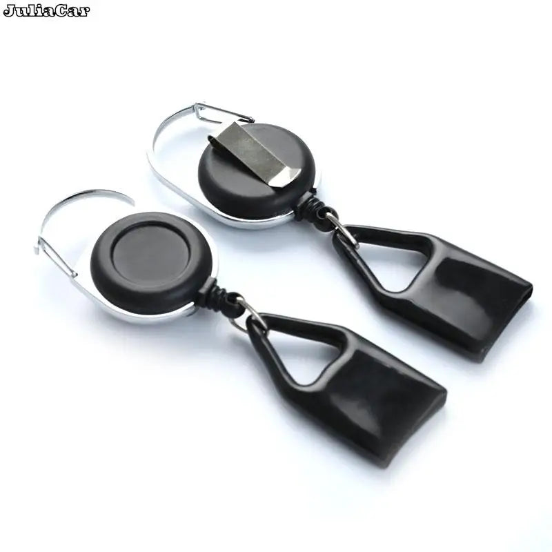 Retractable Lighter Leash with Silicone Cover and Keychain Clip | EDC Safety Access additional angle