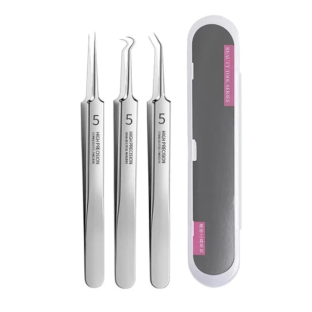 Ultra-Fine Blackhead Remover Tweezers | Precision Acne Extraction Tool alternate view