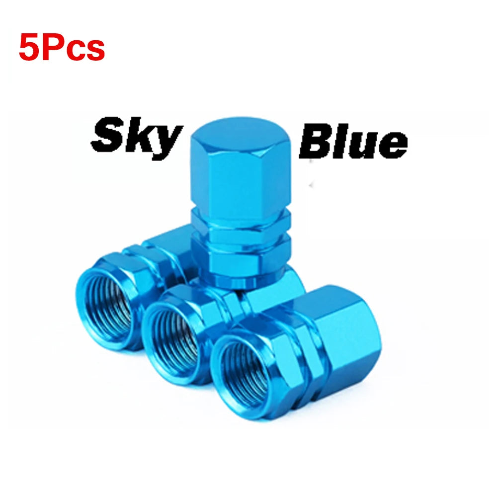 Aluminum Alloy Tire Valve Caps Schrader Valve
