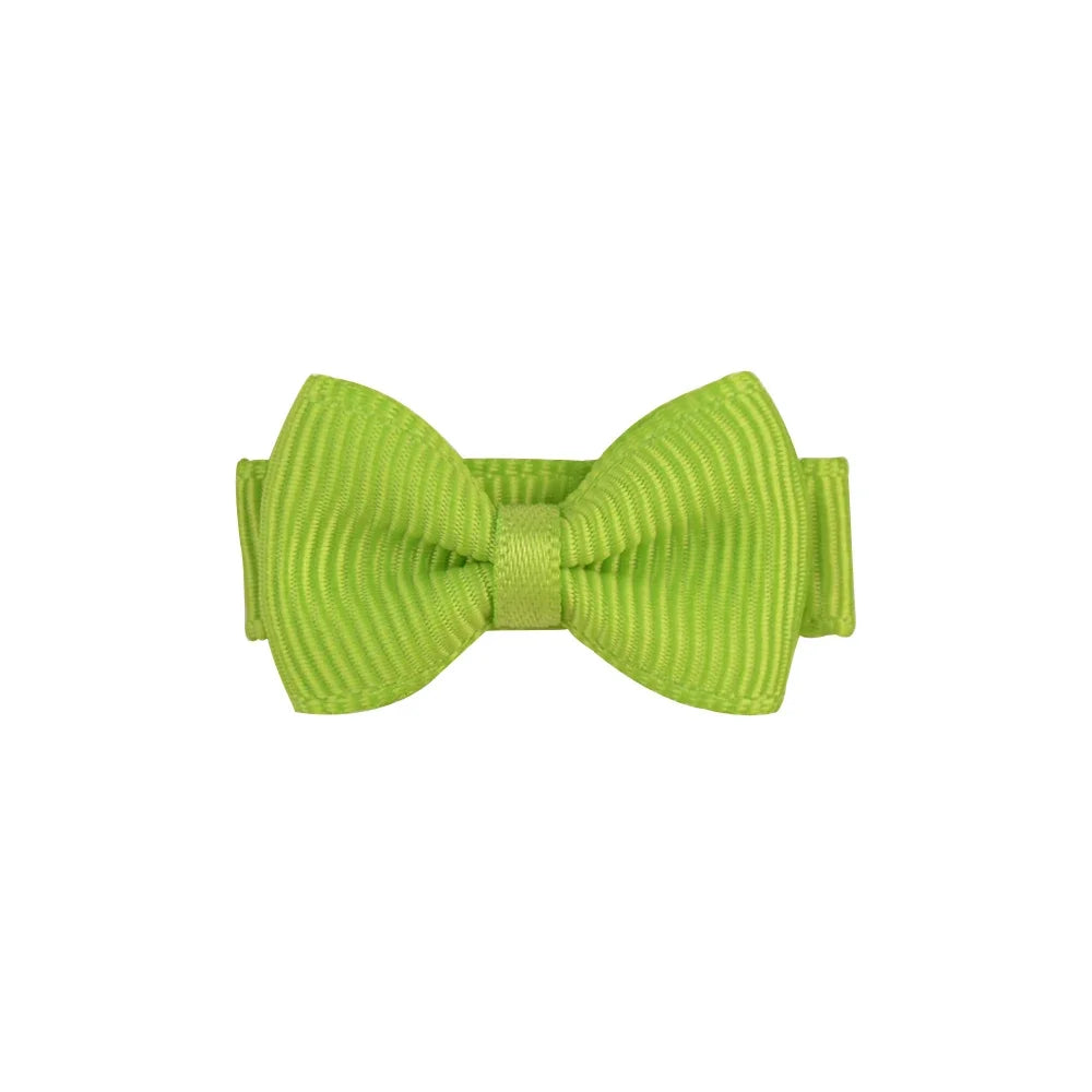 Inches Solid Colors Mini Hair Bows Clip lifestyle view