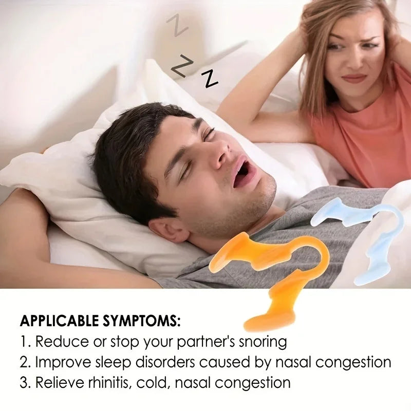 Snoring Relief Nose Clip | Silicone Anti Snoring Device alternate view