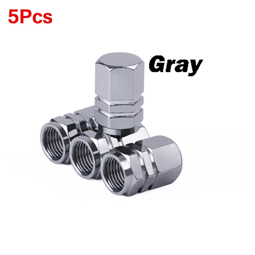 Aluminum Alloy Tire Valve Caps Schrader Valve