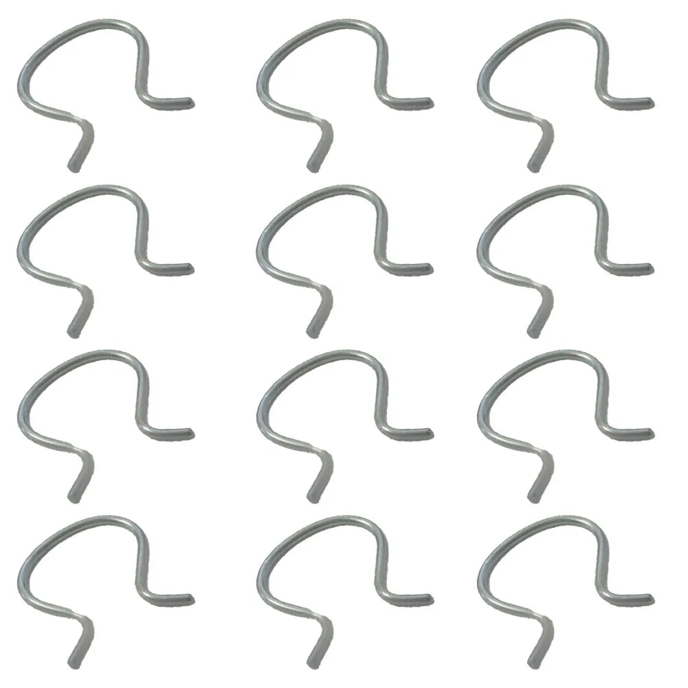 12 Pcs Zinc Plated Window Crank Clip Set For Chevrolet Pontiac alternate view
