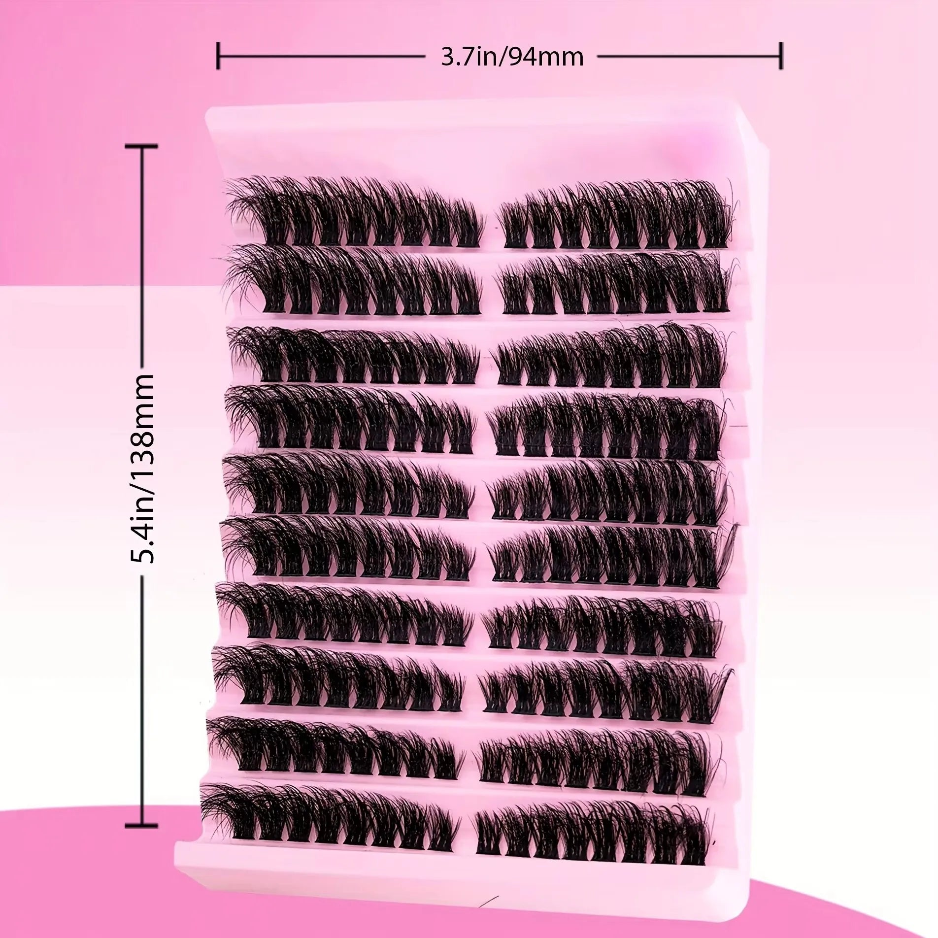 200/720PCS Eyelash Cluster Kit | Soft Fluffy Long-Lasting | Beginner-Friendly Easy Apply | Daily & Party Makeup