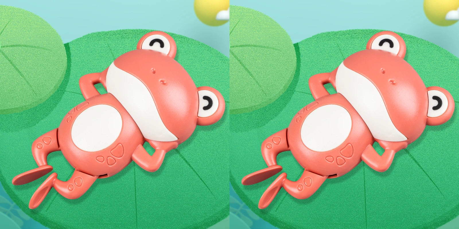 New Bath Toys for Toddlers Chain Clockwork Swim Backstroke Little Frog Baby Bathe C additional angle