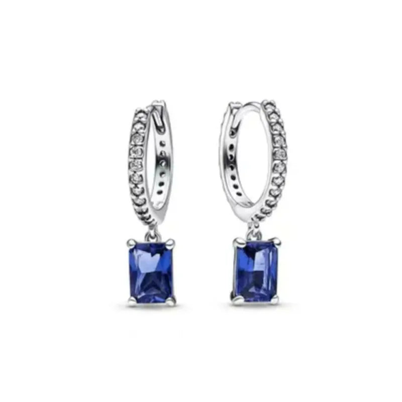 925 Sterling Silver Snowflake Heart Earrings | Fine Stud Earrings for Women alternate view