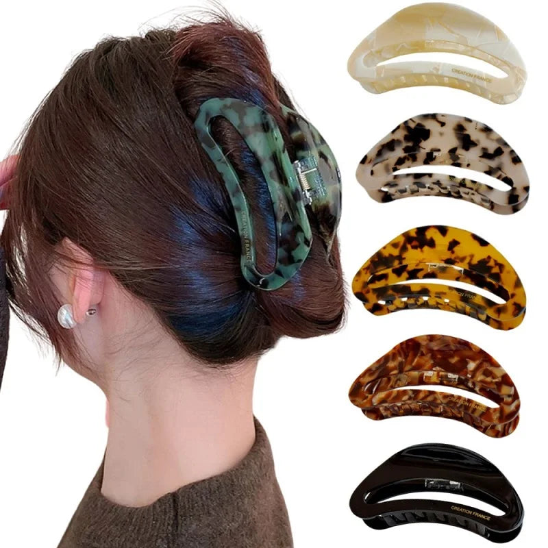 Large Hair Clip Banana for Hair Clamps Ladies Clip Barrette Hairpins for A Woman Hair Claw Hairclip