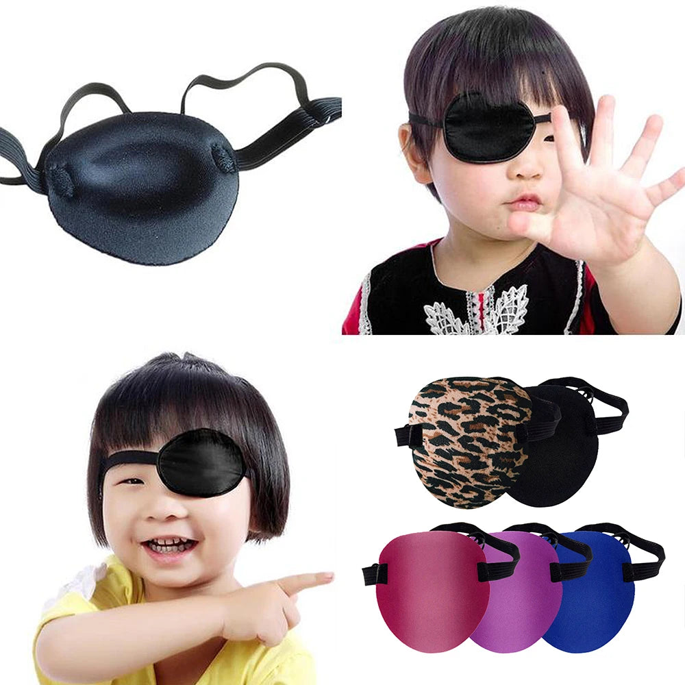 Unisex Black Single Eye Patch | Adjustable Washable Concave Eyepatch for Sleep, Visio alternate view