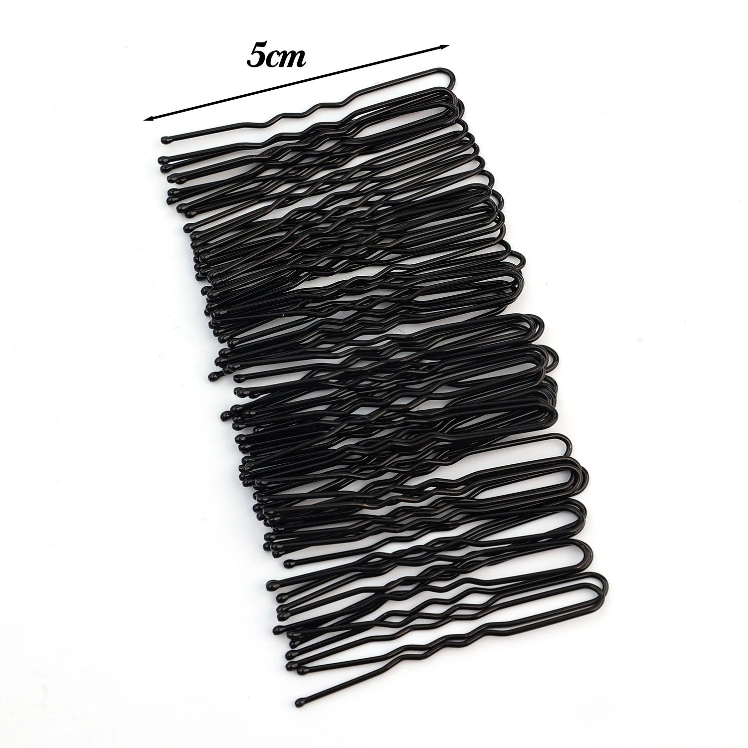 Black U Shaped Hair Pins Strong Hold Metal Bobby Pins Versatile Updo Hair Clip for Br alternate view