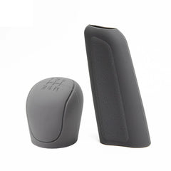 Silicone Gear Shift Knob Cover Non Slip Handbrake Grip close-up view
