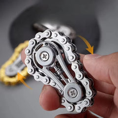 Metal Sprockets Flywheel Fingertip Gyro Fidget Spinner | Antistress Anxiety EDC Fidget T detail view