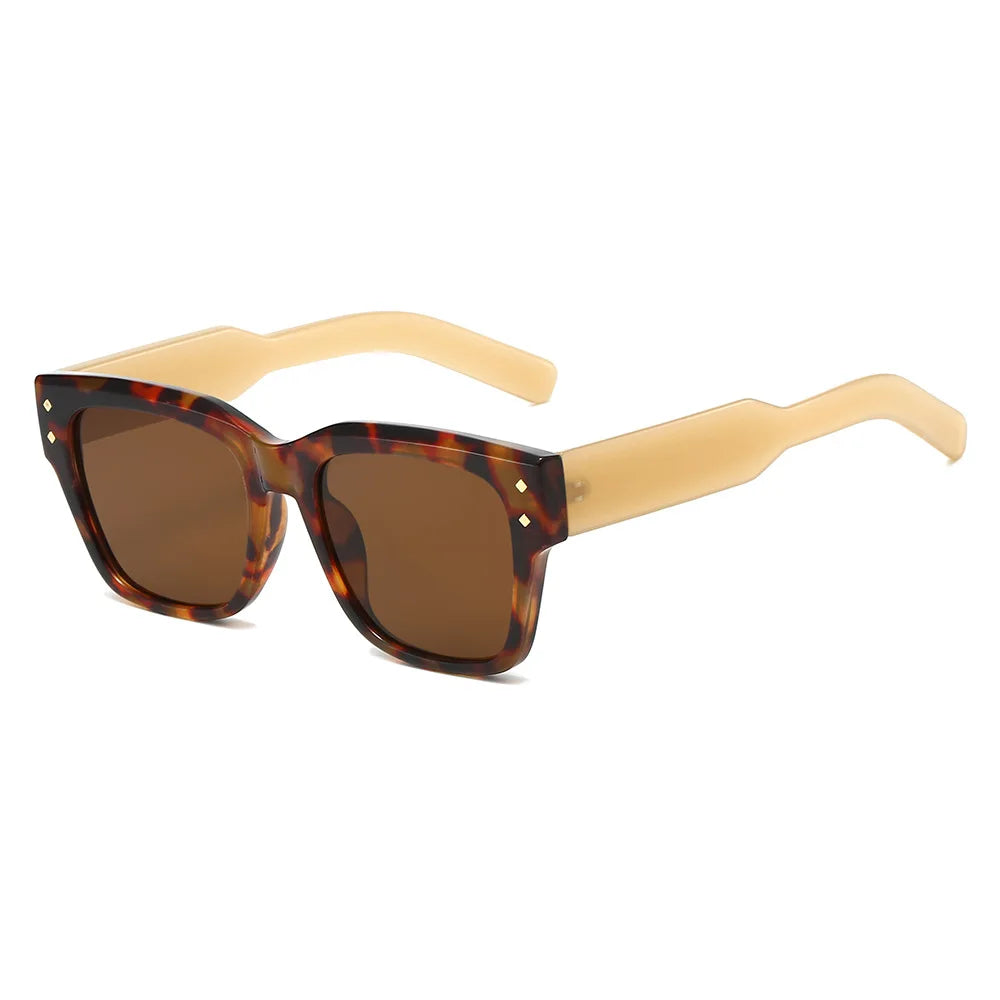 Classic Square Sunglasses UV400 | Unisex Fashion Shades detail view