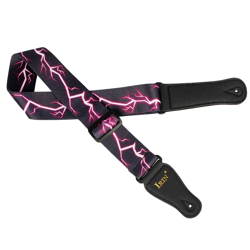 Guitar Strap Multi-Color Guitar Belts Adjustable Pure Cotton Guitar Straps for Bass additional angle