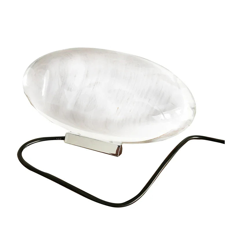 Crystal LED Table Lamp | Italian Designer Eye of the Sky Bedside Decor additional angle