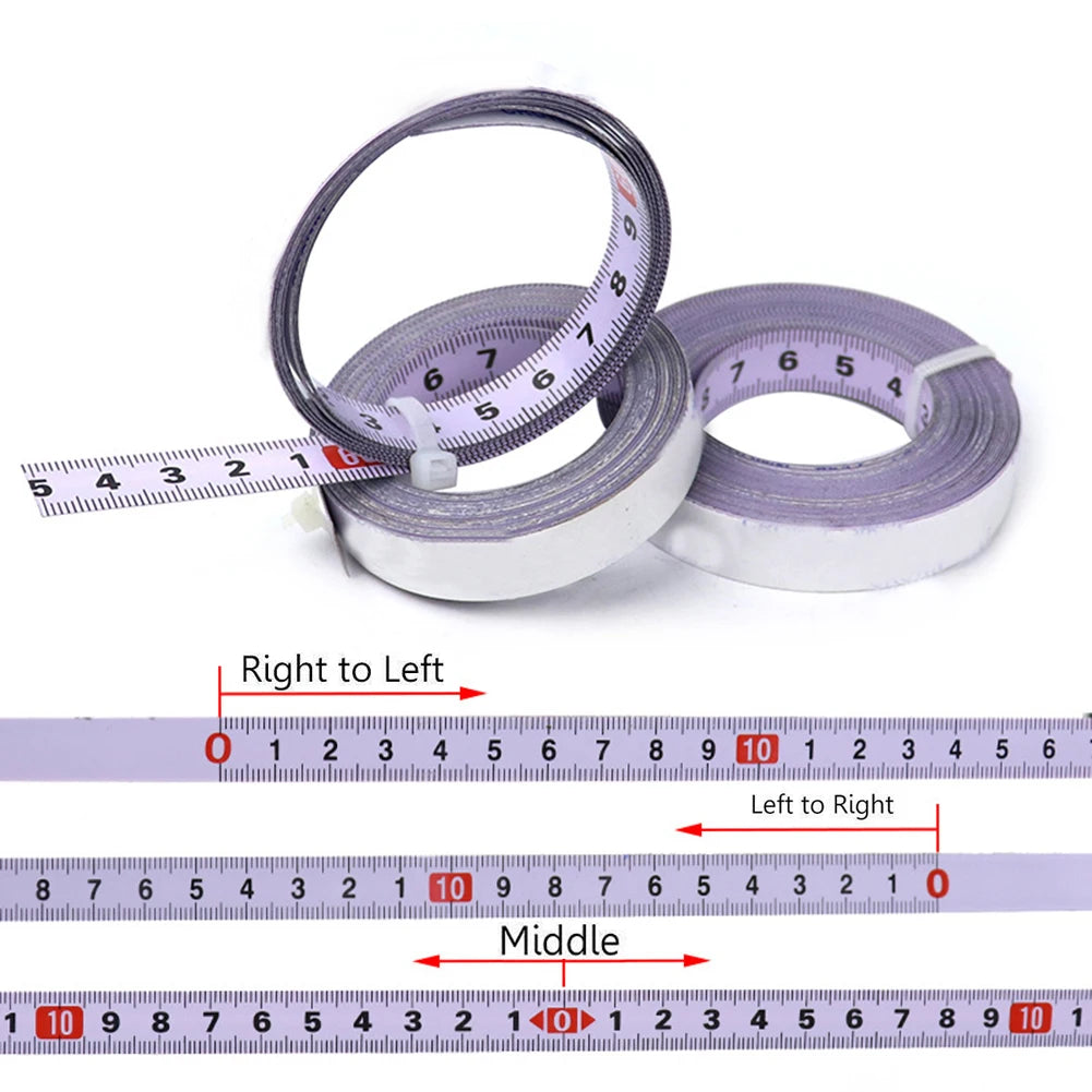 1Pcs Tape Measure 1/2/3/5M 13MM Adhesive- Rulers Woodworking Measuring Ruler Sewing T alternate view