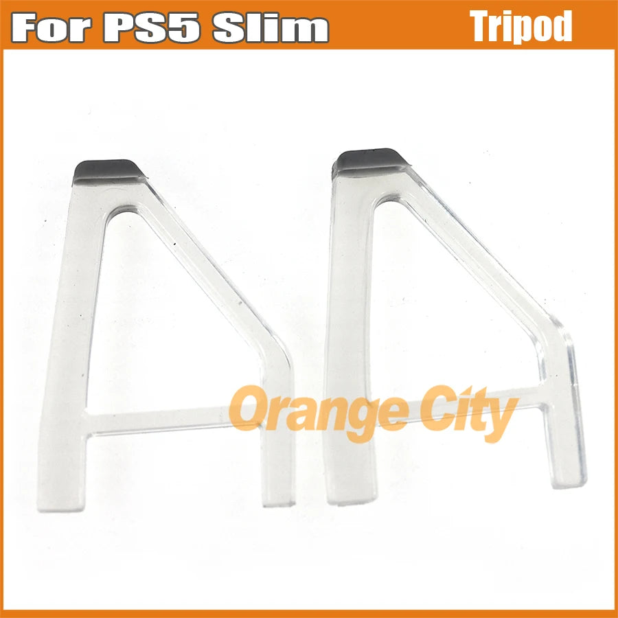1Pair PS5 Slim Triangular Stand | Anti-Slip Heat Dissipation Bracket for Optical Dr additional angle