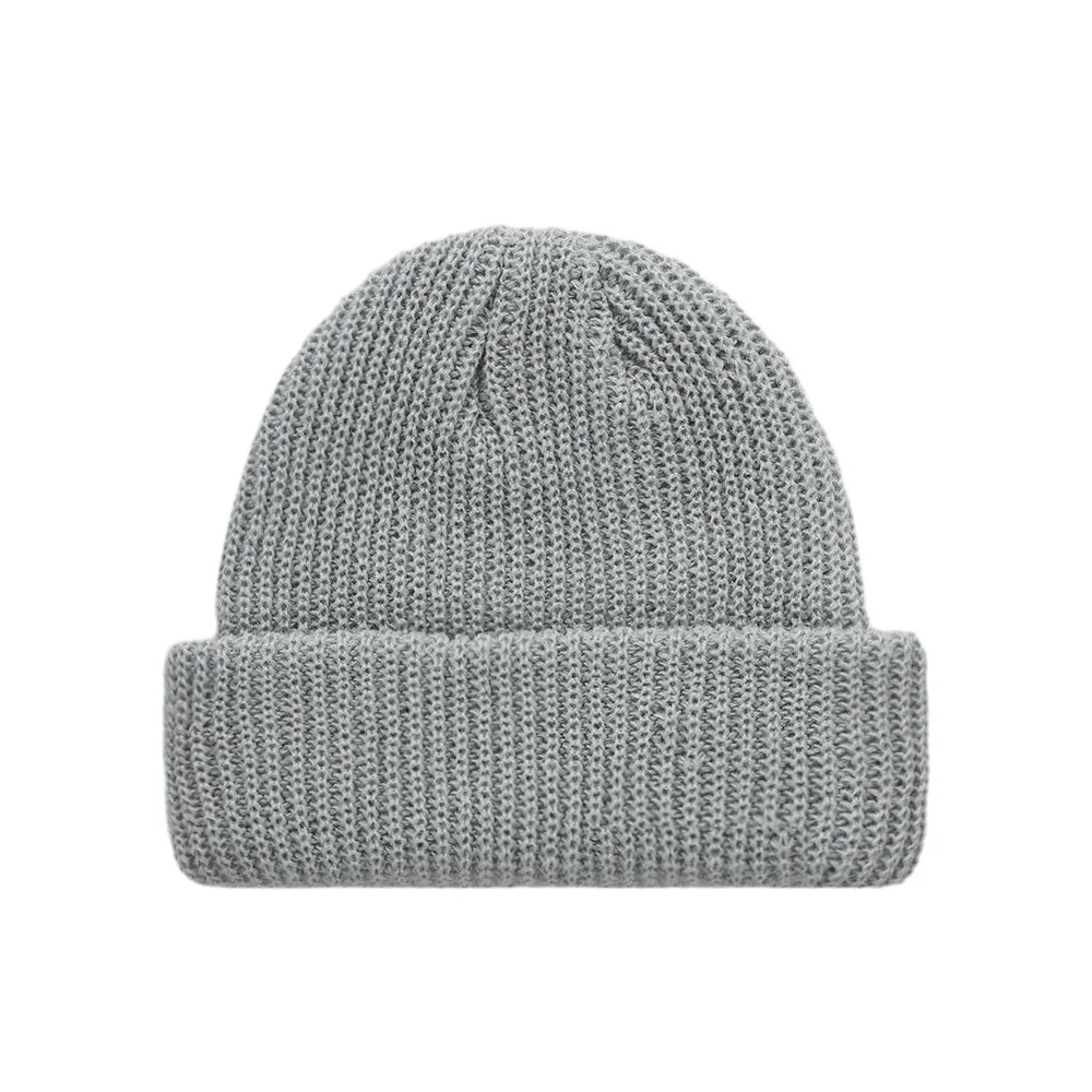 Baby Knitted Turban Hat for Boys Girls | Solid Color Winter Beanie lifestyle view