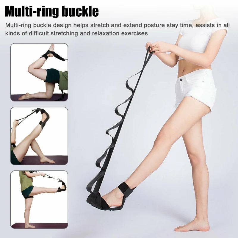 Fascia Stretcher with Loops | Yoga Strap for Rehabilitation and Flexibility Training detail view