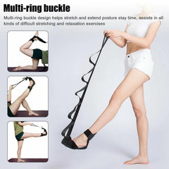 Fascia Stretcher with Loops | Yoga Strap for Rehabilitation and Flexibility Training detail view