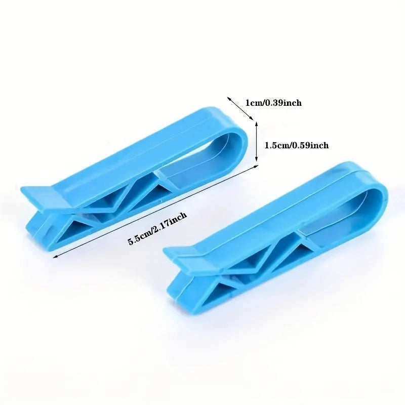 10 Innovative Trash Can Clips - Safe and Non Slip Trash Bag Holder, Stylish Divider Side Clips, Convenient for Home Use