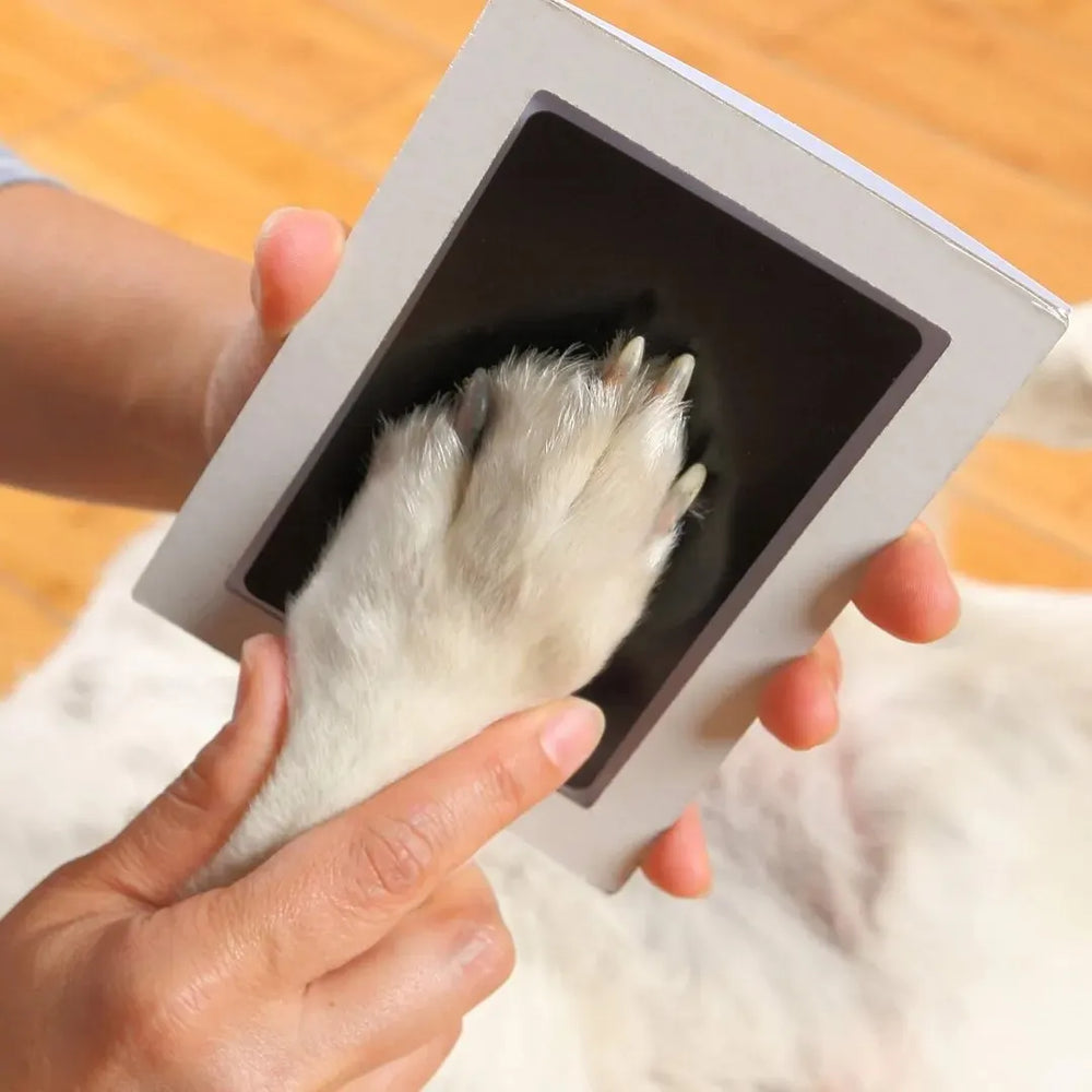 Paw Print Clean Touch Ink Pad, Dog Or Cat Pet Owner Keepsake, DIY Inkless Nose and Pawpr detail view