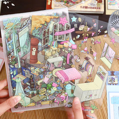 Mr. Paper Modern Art Architecture Sticker Book 29pcs | Miniature Room Design and DIY alternate view