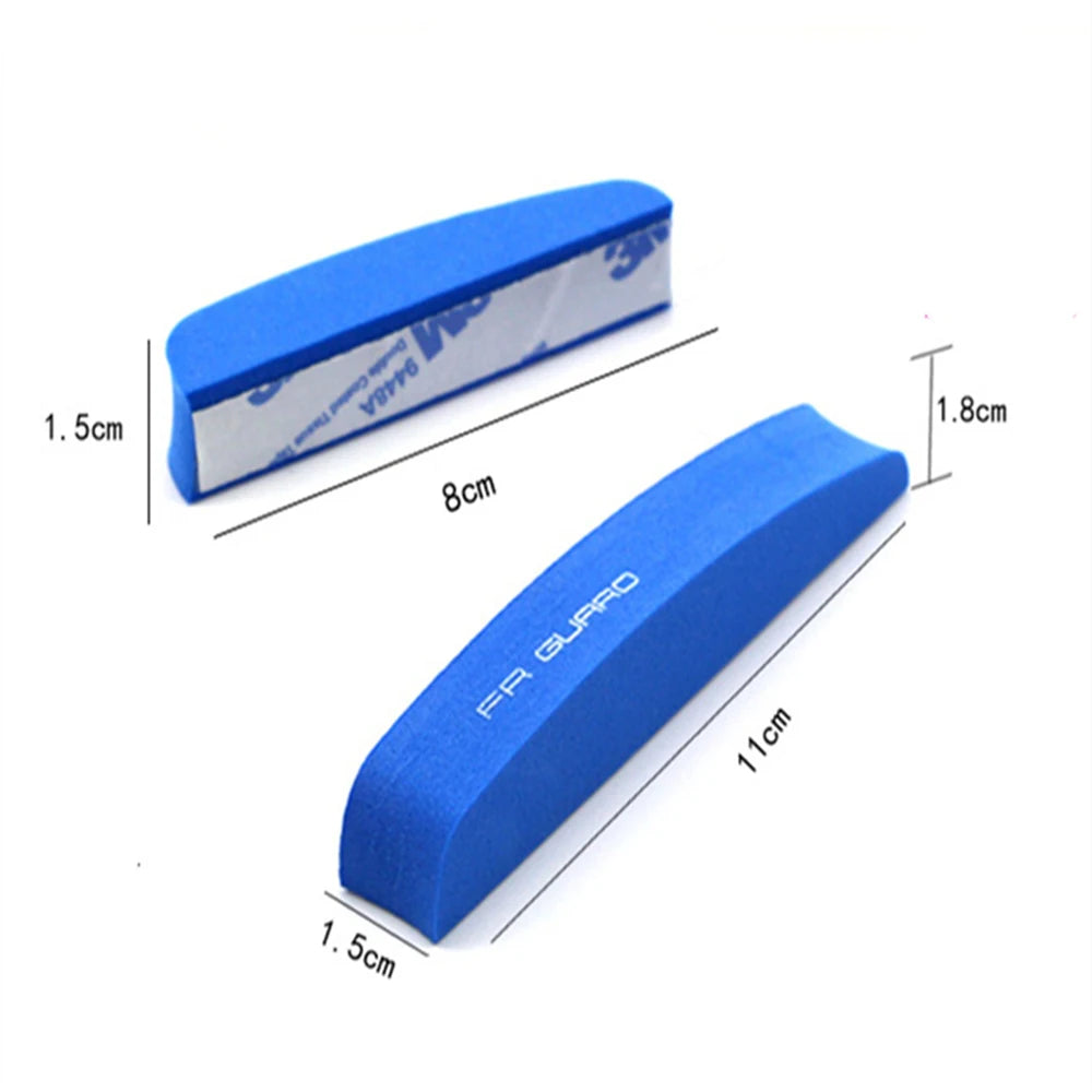 2026 4Pcs Car Door Protector Guard Strip Scratch Protector Car Rubber Bumper Stickers Auto Door Edge Protection Car Decoration