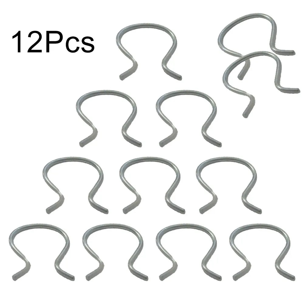 12 Pcs Zinc Plated Window Crank Clip Set For Chevrolet Pontiac