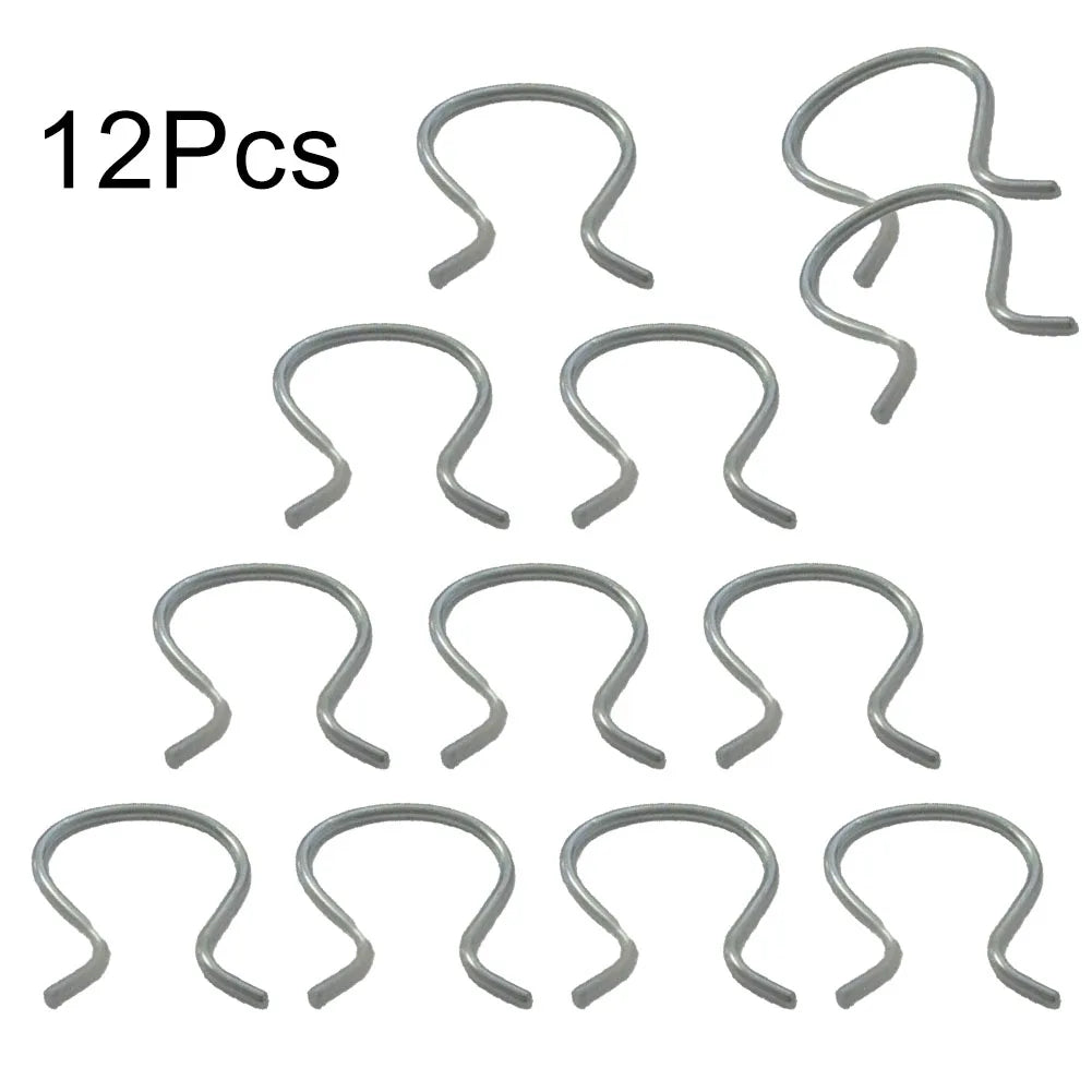 12 Pcs Zinc Plated Window Crank Clip Set For Chevrolet Pontiac