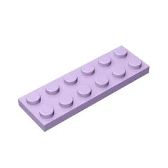 Plate 2 x 6 Building Block | Compatible Building Brick for DIY Creations lifestyle view