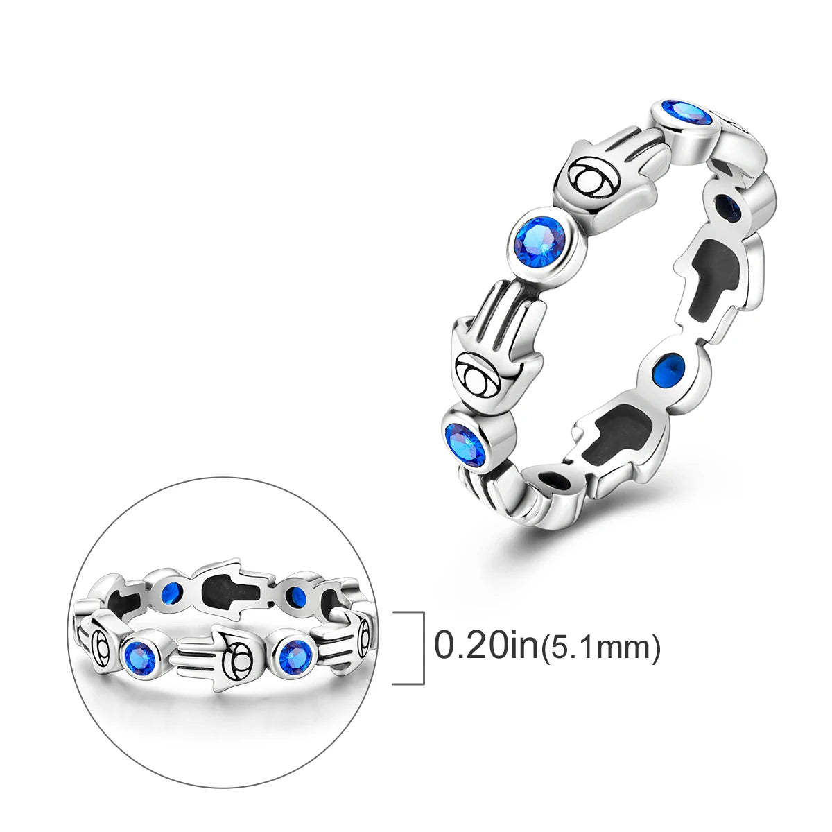 Plated Mystic Star Ring Infinite Love Original Design Zircon Wedding Rings Jewelry Women Gift