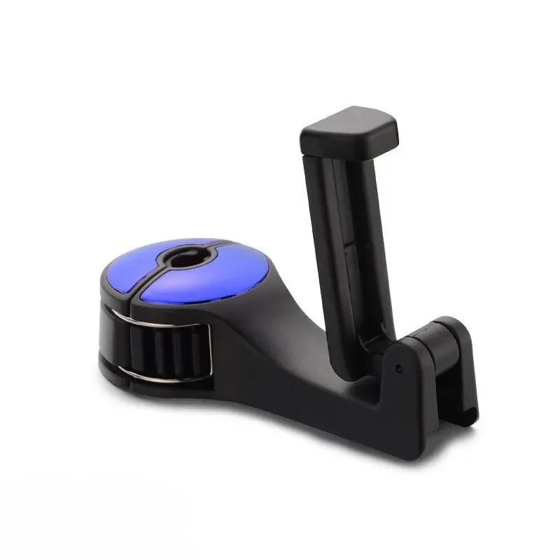 2-in-1 Multi-functional Car Headrest Phone Holder Hidden Rear Seat Lock Type Mobile Phon detail view