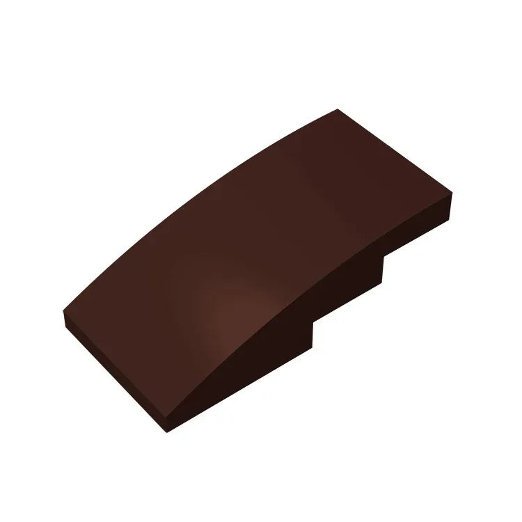 Slope, Curved 4 x 2 Building Block (Gobricks GDS-660) | Compatible with Lego 93606 Pa alternate view