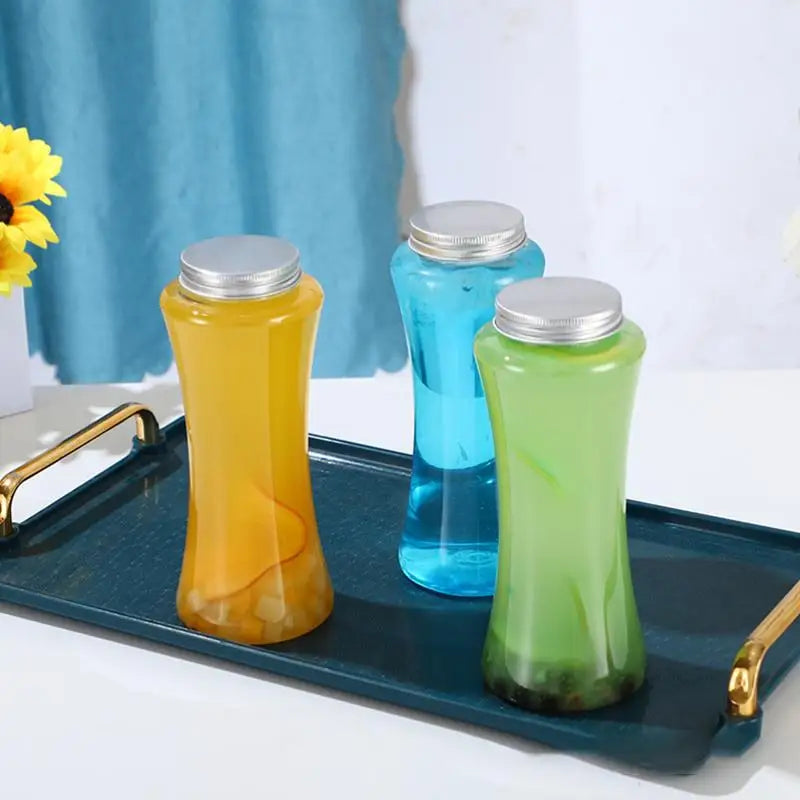 DIY Drink Shaker Bottle 1 Portable Transparent Plastic Bottle for Making Custom Milk lifestyle view