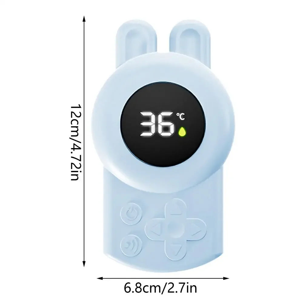 JUSTLANG Blue Seal Baby Bathtub Water Thermometer | Safe LED Temperature Sensor for K alternate view