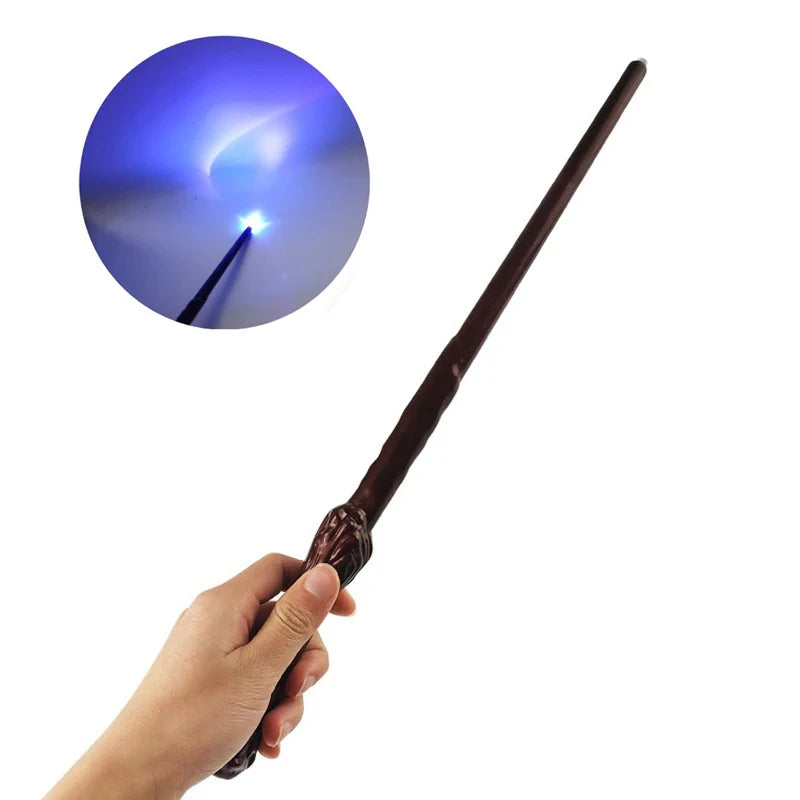 Glowing Magic Wand with Lights & Spell Sounds - Vibration Feedback Role-Play Cosplay alternate view