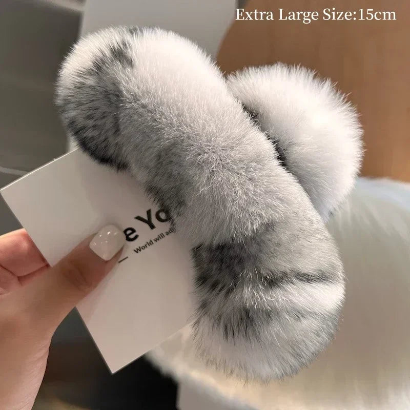 Hair Furry Claw Accessories for Women Clip Pinzas Para El Pelo Korean Fashion Headband Clips Pin Pinzas Pelo Hairclip Haarklem