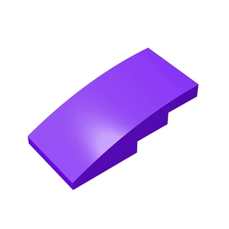 Slope, Curved 4 x 2 Building Block (Gobricks GDS-660) | Compatible with Lego 93606 Pa alternate view