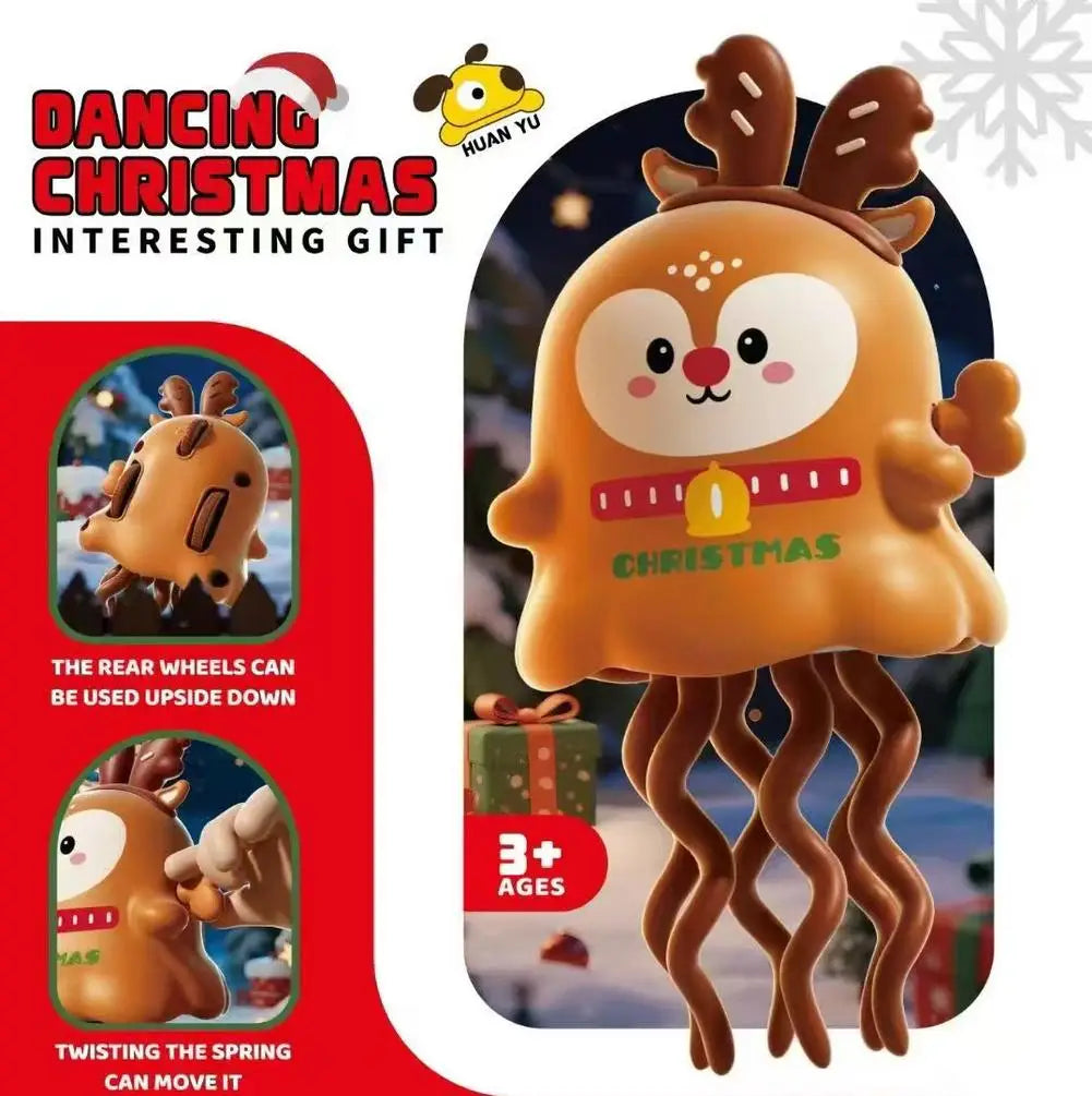 Interesting Halloween Christmas Magical Twist And Stress Relief Trick Toy Dancing Ghos close-up view