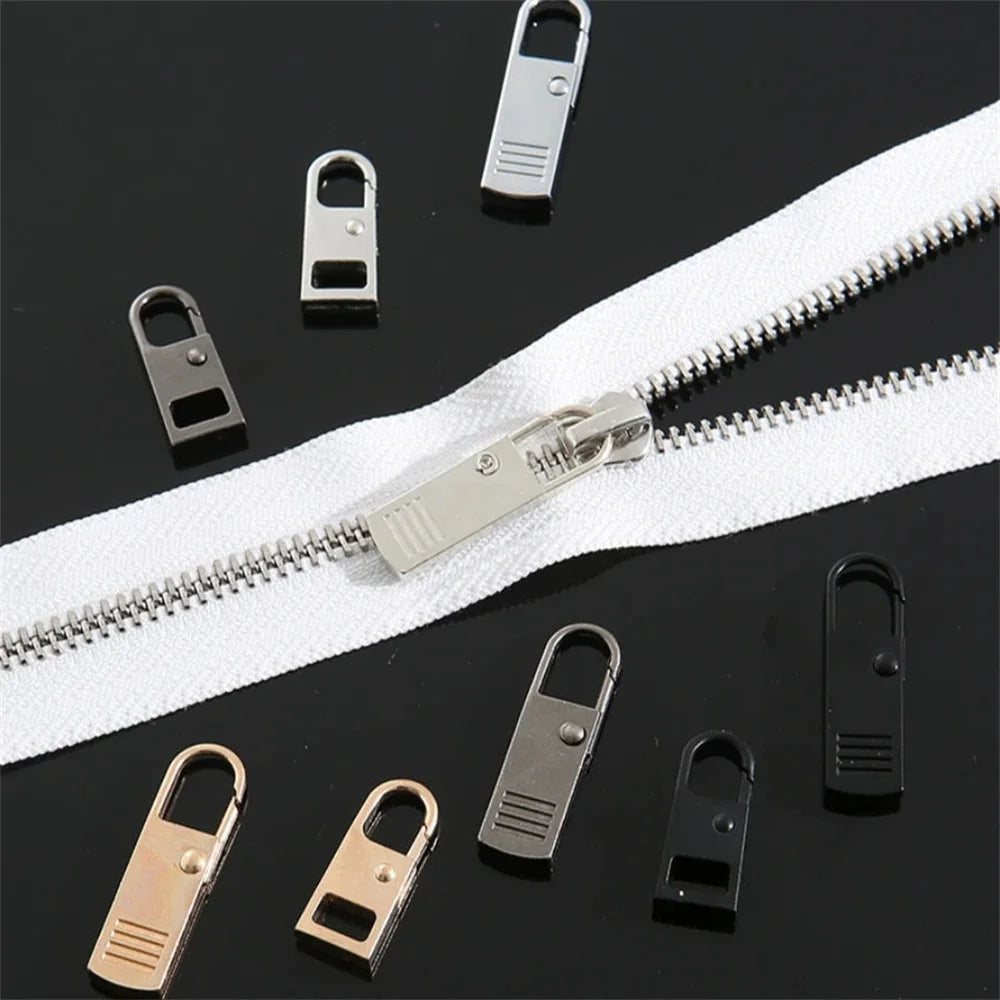 5pcs black Detachable Zipper Pull, Replacement Zipper Accs For jeans & Backpack, se additional angle