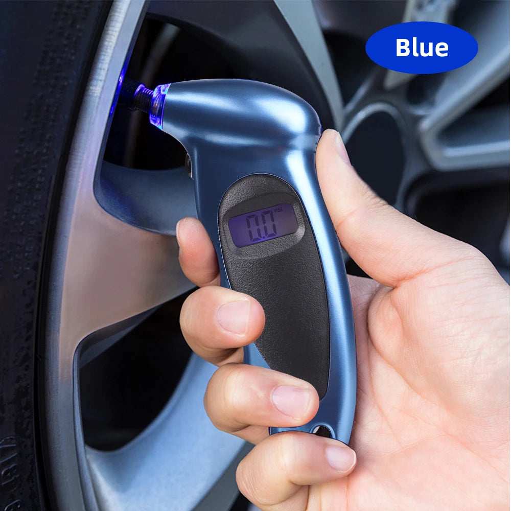 Digital Tire Pressure Gauge | High Precision Backlit Car Tyre Air Meter detail view