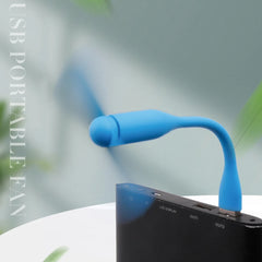 Mobile Phone USB Mini Fans Creative Mini Fan Portable Micro Fan Flexible Summer Travel close-up view